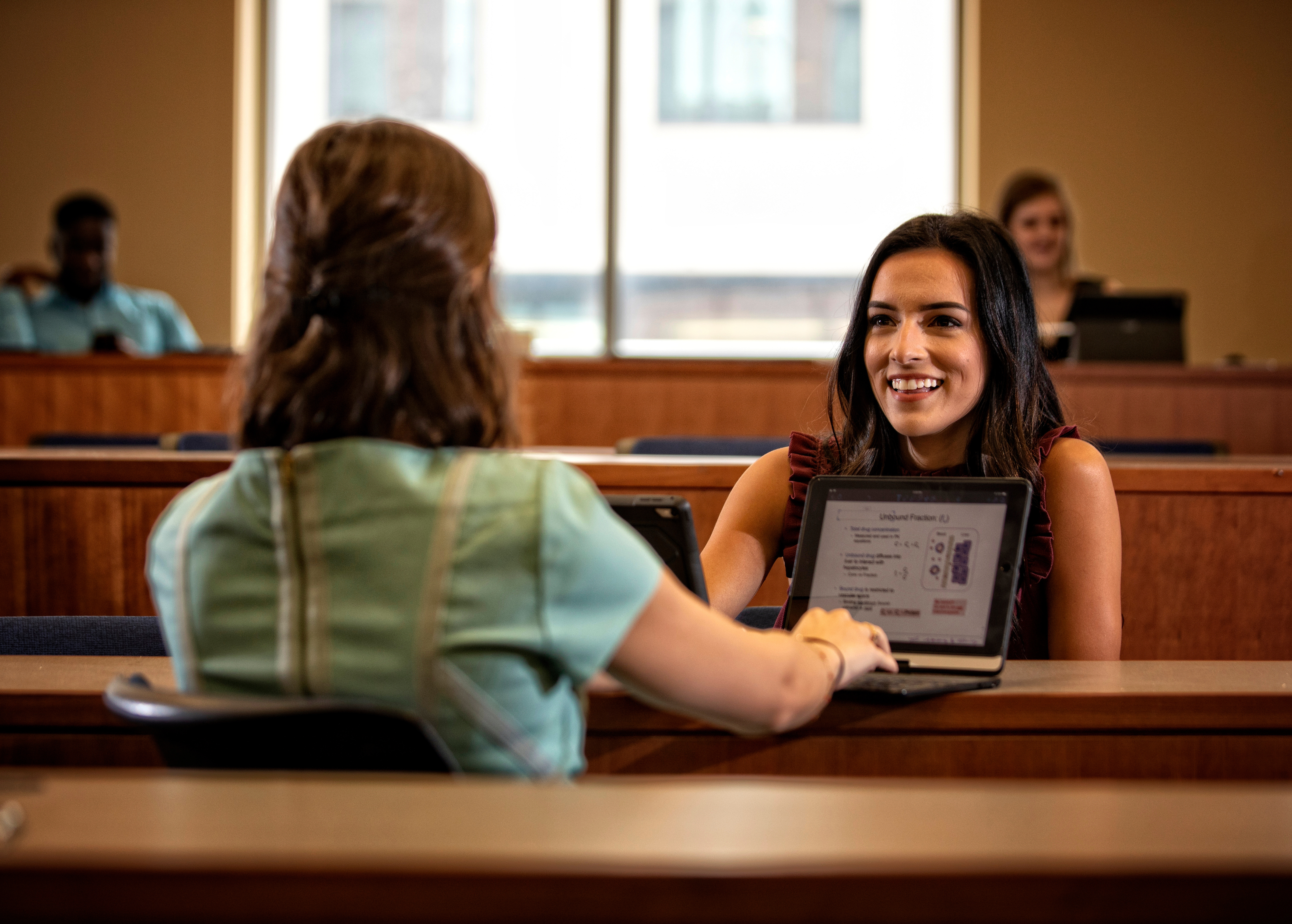 Students Having a Conversation